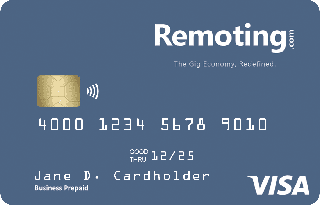 Remoting Prepaid Debit Card